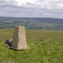 Lunch at the trig point.