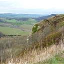 The view from Roulston Scar towards the end of the walk.
