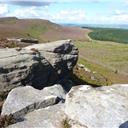 Looking along the Simonside Ridge from Dove Crag.