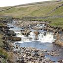 Waterfall on the Burnhope Burn.